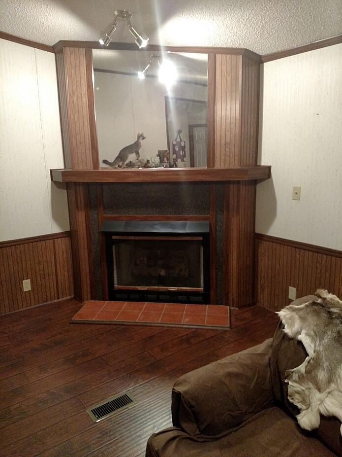fireplace mirror