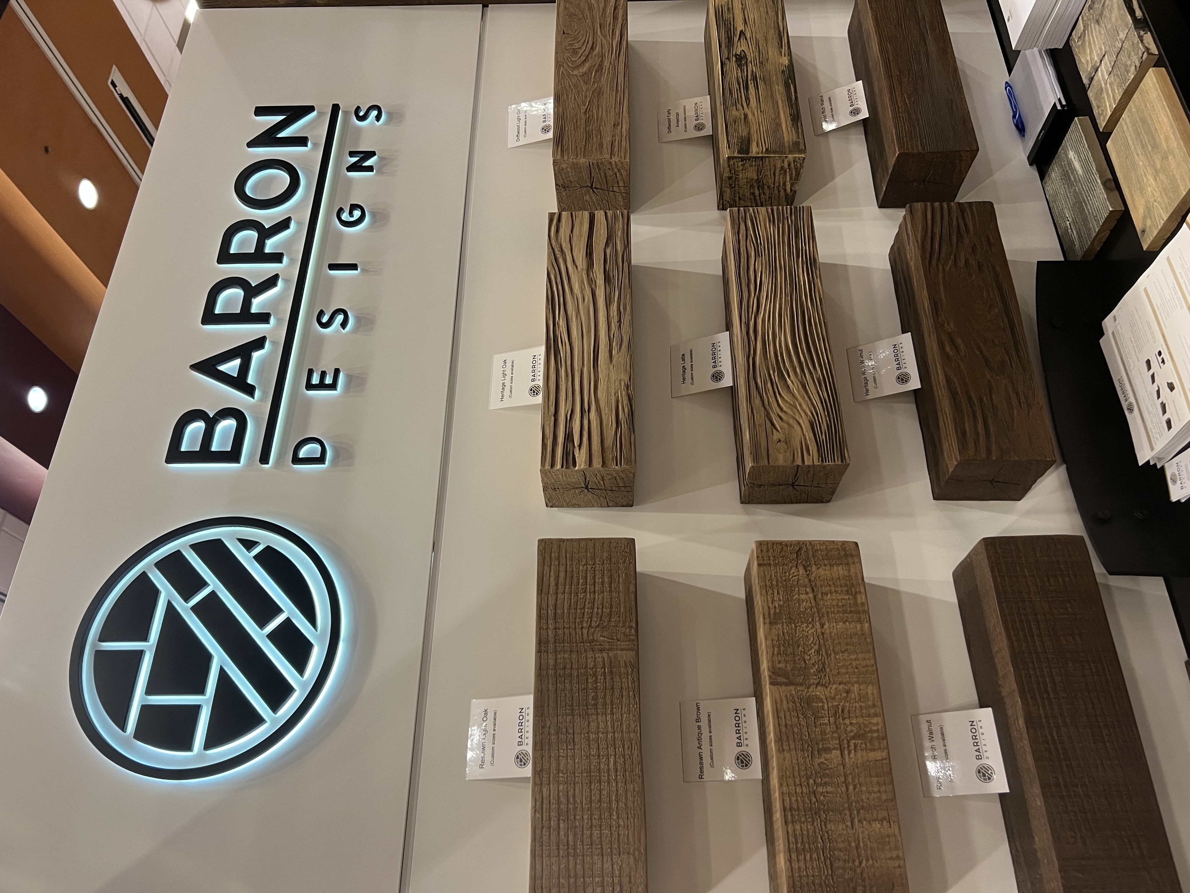 From the look of real masonry, to dry stacked stone or vintage barn wood, the products are all carefully crafted from molds made of the real thing.