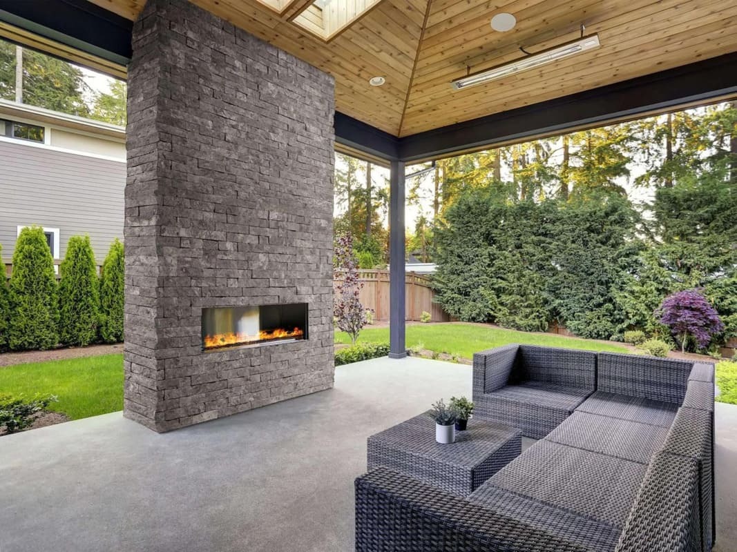 Morning Aspen Evolve Stone National True Fieldstone for back patio spring wall refresh