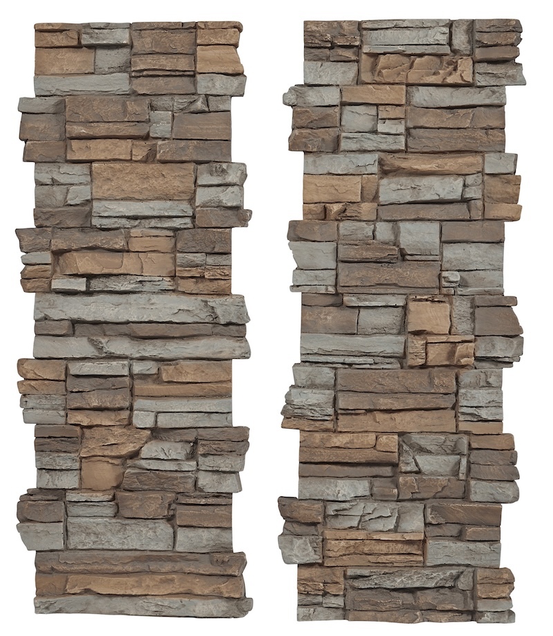 Colorado Dry Stack Stone Column Wrap in Ponderosa Colorado Dry Stack Stone Column Wrap in Ponderosa