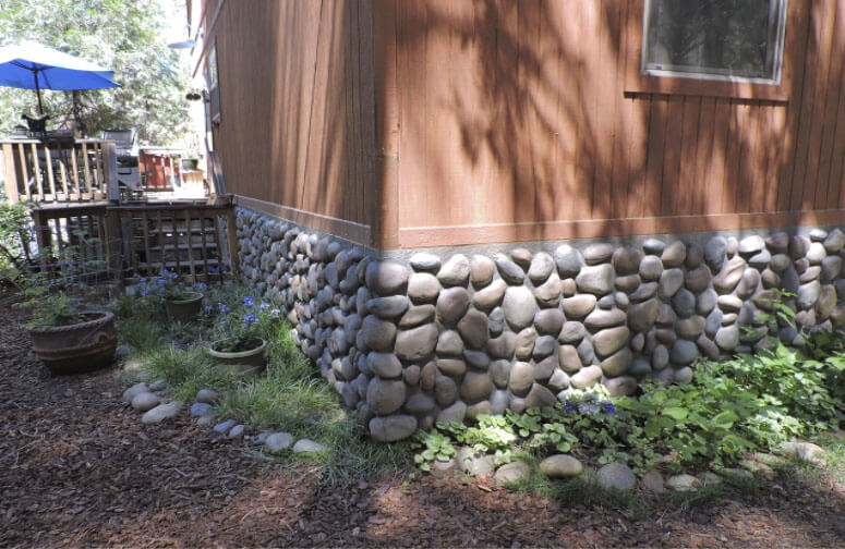 Landscape Retaining Wall Ideas [Faux Stone & Brick] | Barron Designs