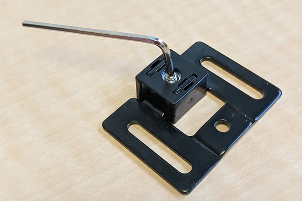 Use the Allen Key to adjust the height of the trigger for a better grip on the Soft Stop. Use the Allen Key to adjust the height of the trigger for a better grip on the Soft Stop.