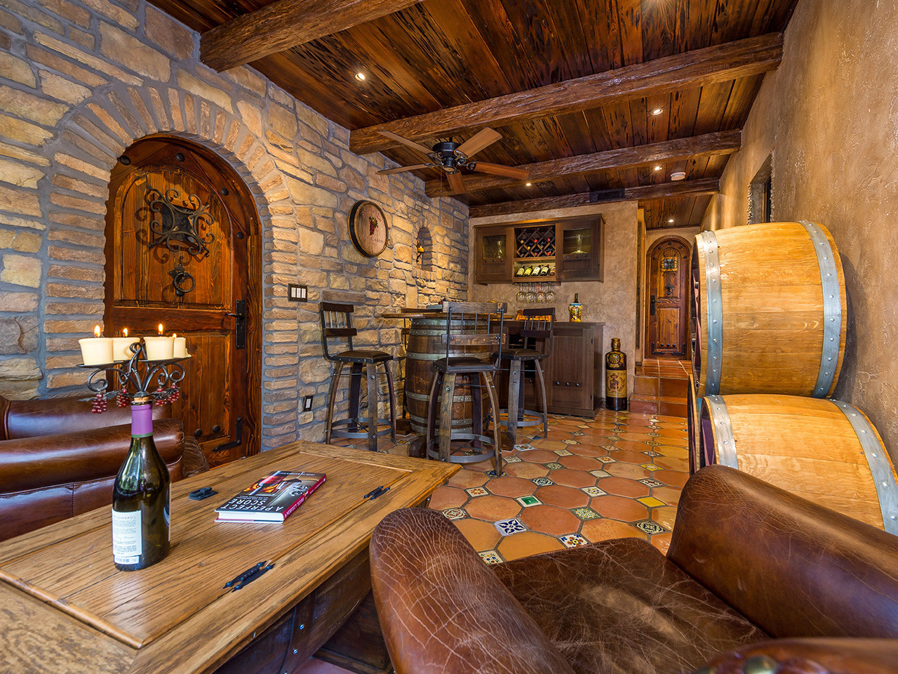 Timber Faux Wood Beams in Rich Walnut