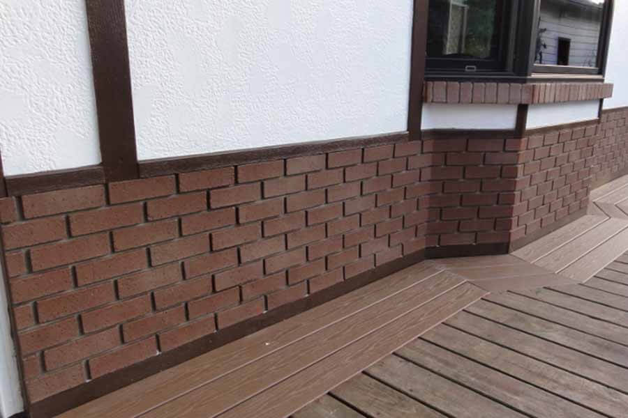 Novik faux brick exterior wall siding panels