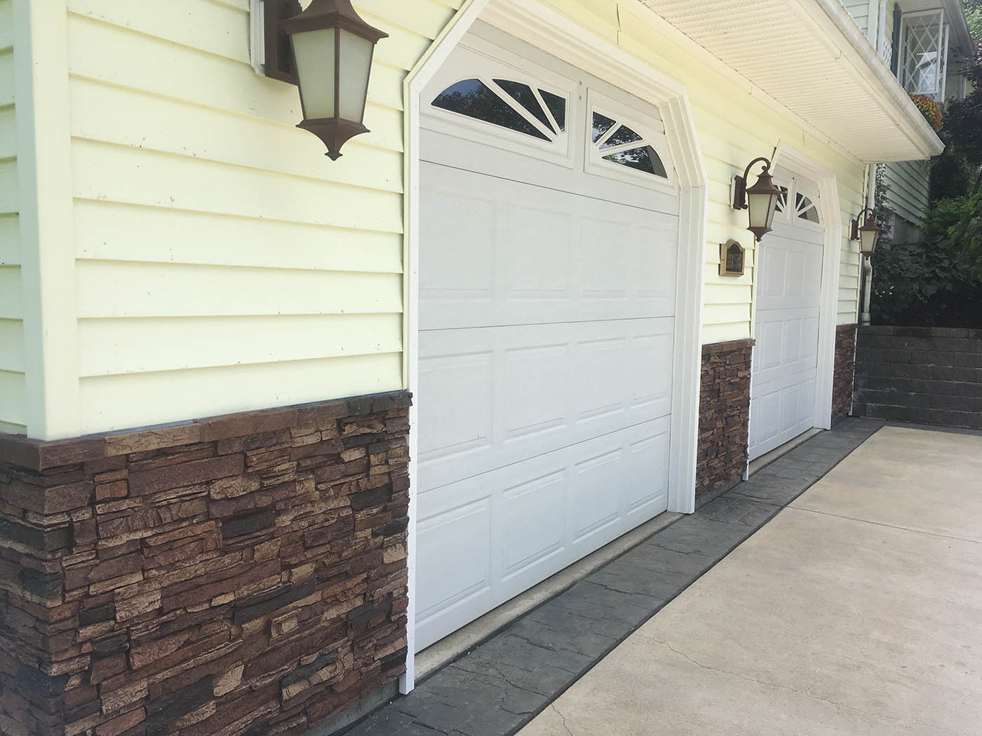 Garage with panels